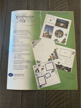 Creative Memories Travel Combination Pack Scrapbooking Accessories from 1998